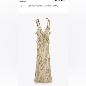 Zara Vestido Dress
